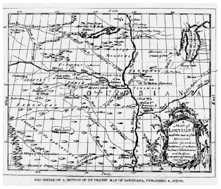 map of Louisiana