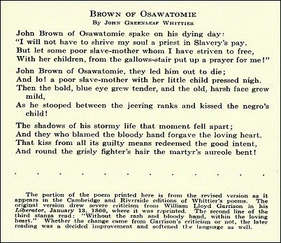 Poem by John Greeleaf Whittier; please click for text version.