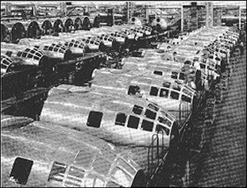[B-29 asembly line.]