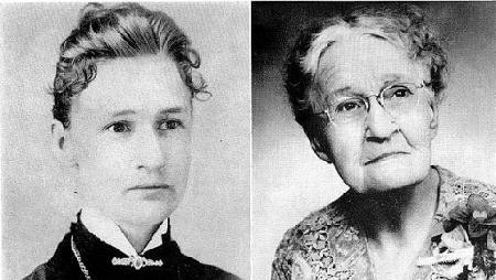 photos of Susanna Madora Salter, age 27 and age 94