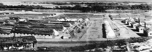 Portion of medical officers' training camp, World War I.