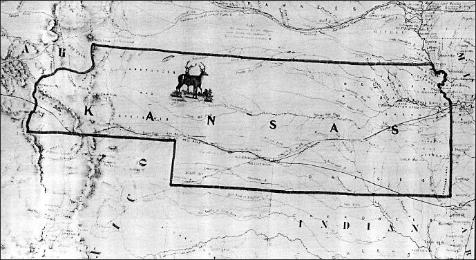 1854 map created by J. H. Colton